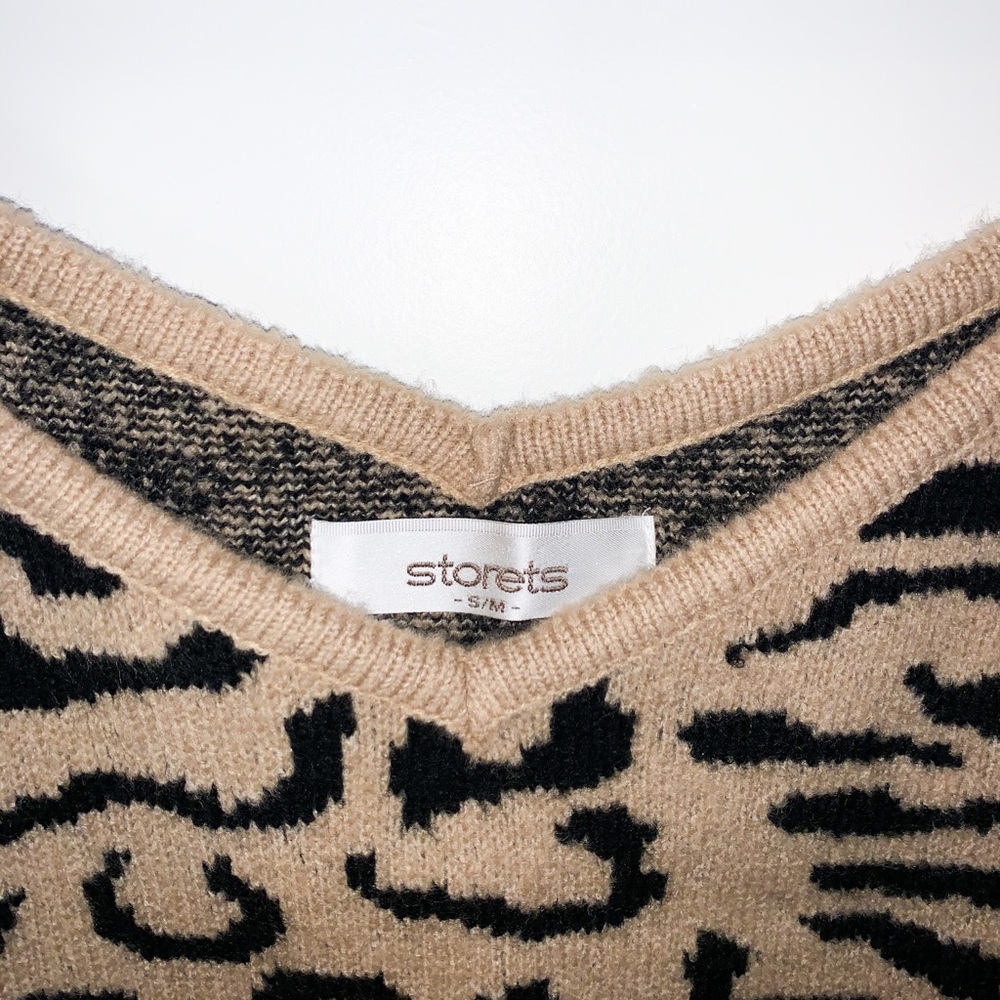 NWOT | Storets Anna Leopard Knit Bustier | SZ Sm - Picture 4 of 4